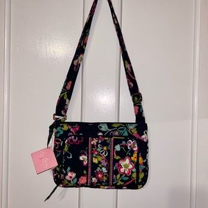 NWT Vera Bradley Little Hipster Crossbody  “Ribbons” Bag